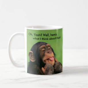 Caneca De Café Chimp Cheeky