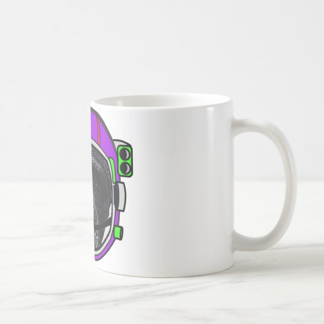 Caneca De Café Chimp espacial (Direita)