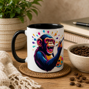 Caneca de Café Chimpanzé