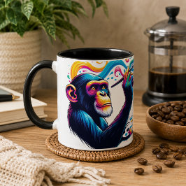 Caneca de Café Chimpanzé
