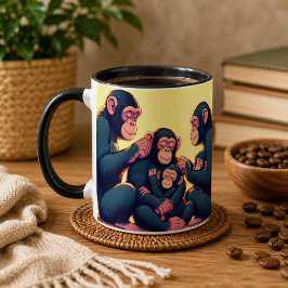 Caneca de Café Chimpanzé