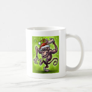 Caneca De Café Chimpanzé Natal