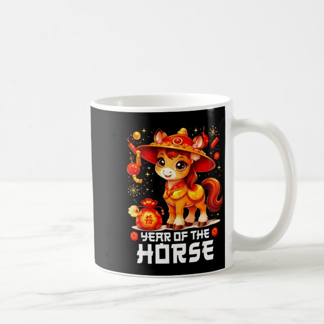 Caneca De Café Chinese New Year 2026 Year Of The Horse  (Direita)