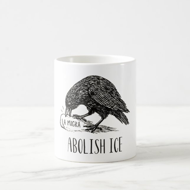Caneca De Café Chinga La Migra – Protesto Anti-ICE Multidão (Centro)