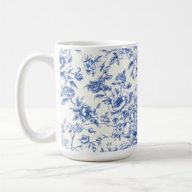 Caneca De Café Chinoiserie Floral Mug (Esquerda)