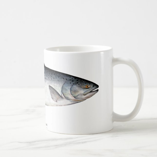 Caneca De Café Chinook/caneca de café peixes do rei salmão (Direita)
