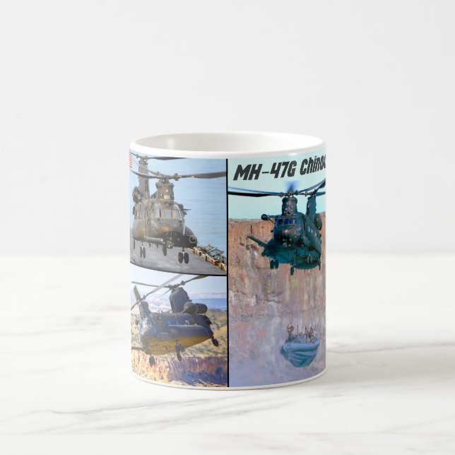 CANECA DE CAFÉ CHINOOK MH-47G (Centro)