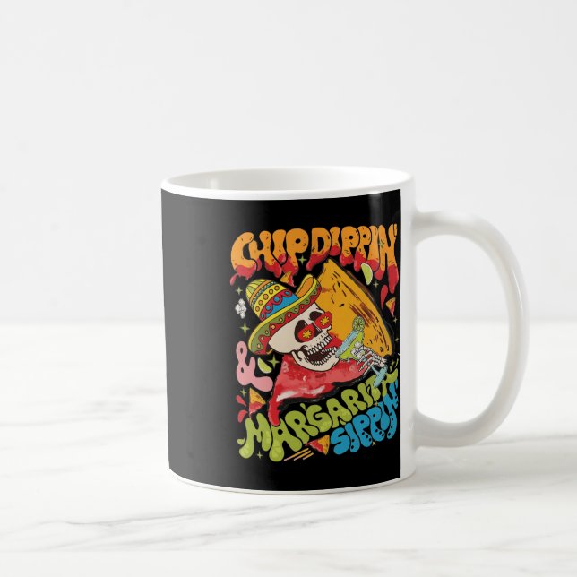 Caneca De Café Chip Dippin Margarita Sippin Cinco De Mayo (Direita)