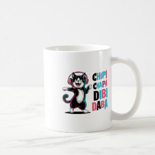 Caneca De Café Chipi Chapa Dibi Daba Cat Dancing