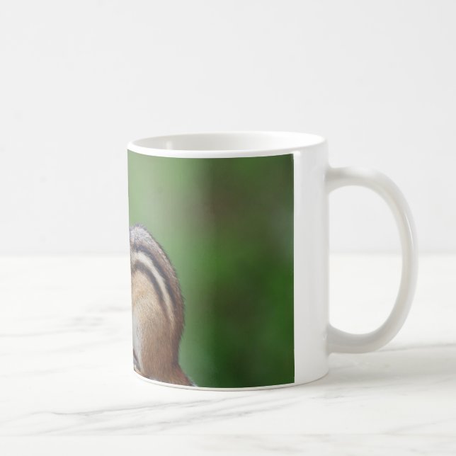 Caneca De Café Chipmunk que come os loucos (Direita)
