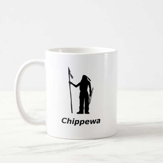 Caneca De Café Chippewa indiano (Esquerda)