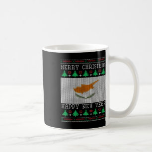 Caneca De Café Chipre Flag Ugly Christmas