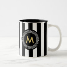 Caneca de café chique dos Brushstrokes do efeito