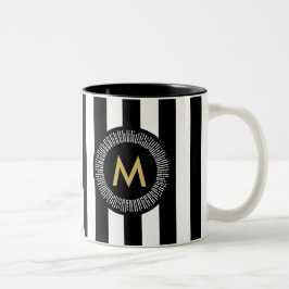 Caneca de café chique dos Brushstrokes do efeito