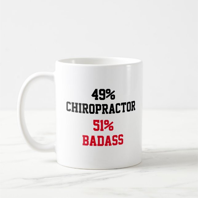 Caneca De Café Chiropractor Badass (Esquerda)
