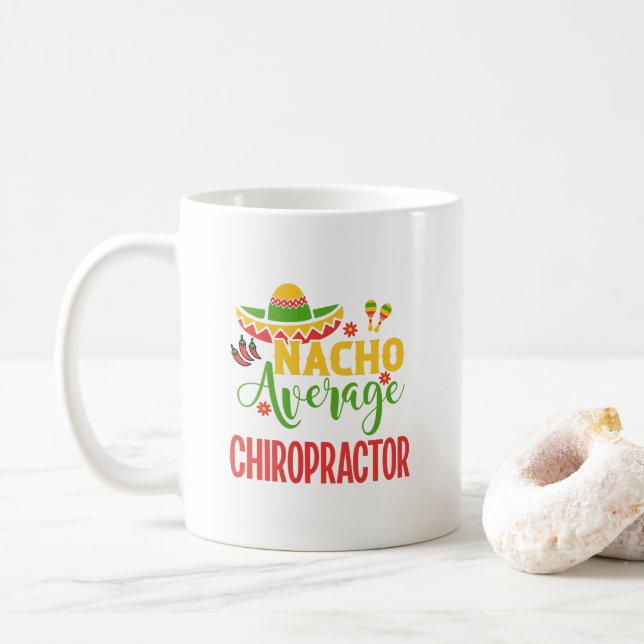 Caneca De Café Chiropractor Formando Estudante Futuro Novo (Com Donut)