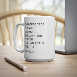 Caneca De Café Chiropractor Porque Escritório De Subluxação De Ca