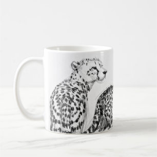 Caneca De Café Chitas no preto & no branco do Wraparound do