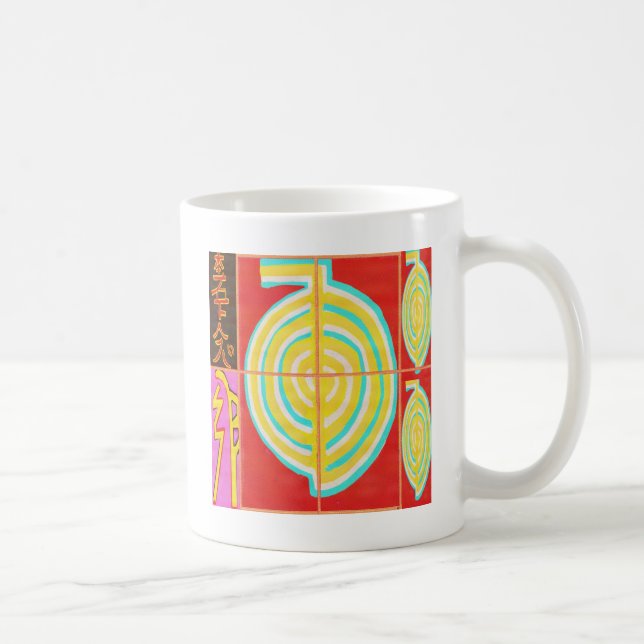 Caneca De Café CHO KU REI - Reiki (Direita)