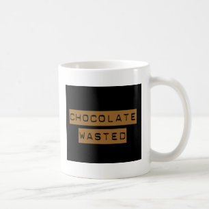 Caneca De Café Chocolate desperdiçado