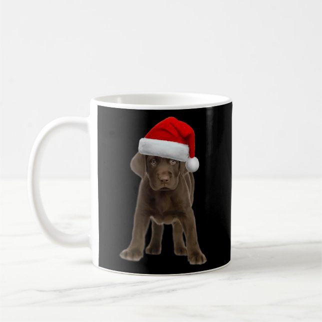 Caneca De Café Chocolate Lab Cão Labrador Retriever (Esquerda)