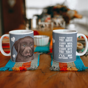 Caneca De Café Chocolate Labrador Cachorro Cada Cachorro Que Você