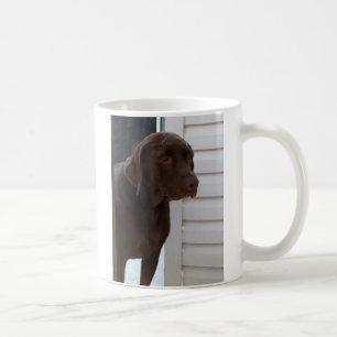 Caneca De Café Chocolate labrador retriever