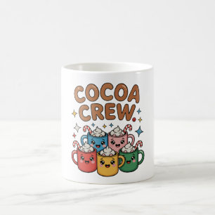 Caneca De Café Chocolate Quente Cocoa Crew Kawaii Natal Xmas