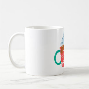 Caneca De Café Chocolate Quente com Homem de Pão Gingerido