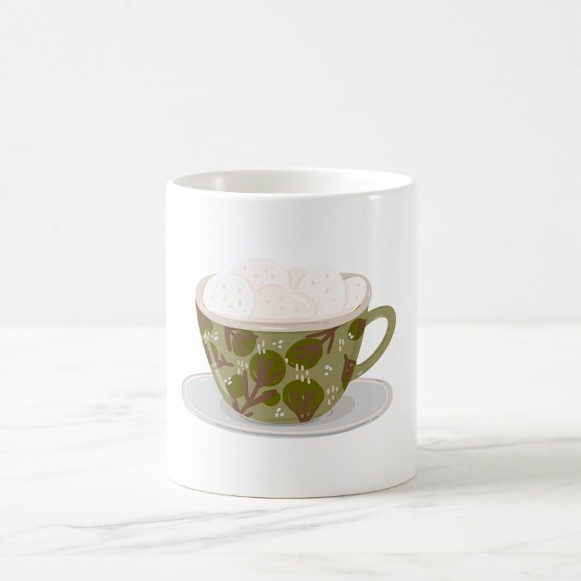 Caneca De Café Chocolate Quente Com Marshmallow (Criador carregado)