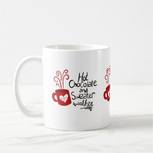 Caneca De Café Chocolate Quente Natal Feriado