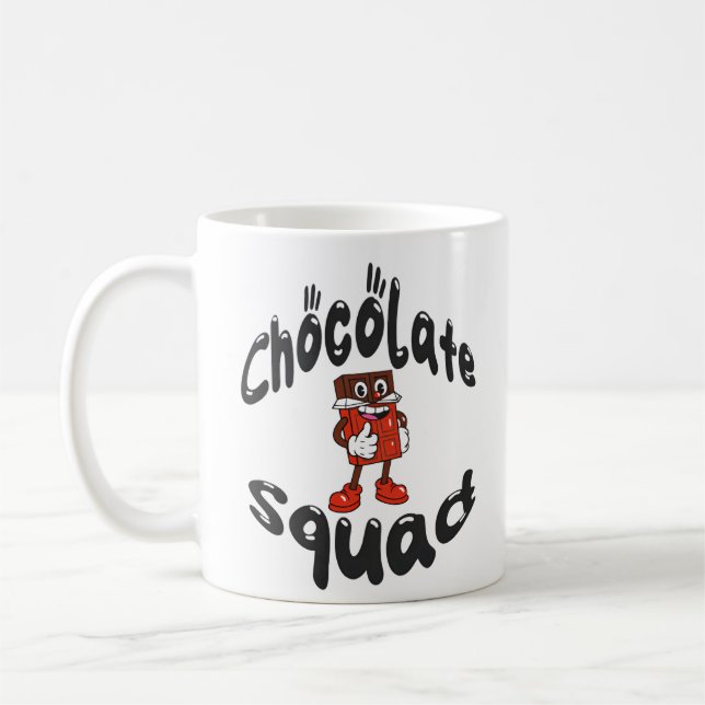 Caneca De Café Chocolate Squad (Esquerda)