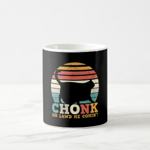Caneca De Café Chonk Oh Lawd ele está vindo