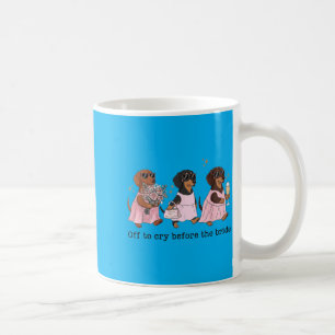 Caneca De Café Chorar Antes da Noiva Casamento Engraçado