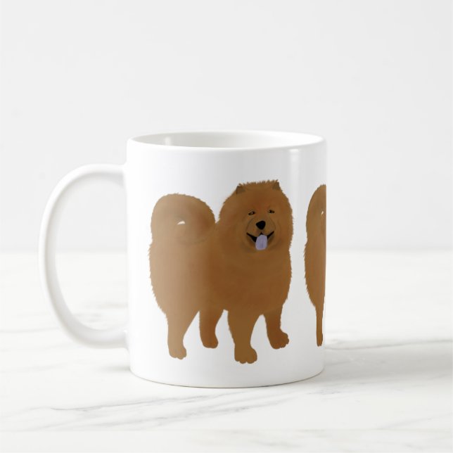 Caneca De Café Chow Chow Mug (Esquerda)