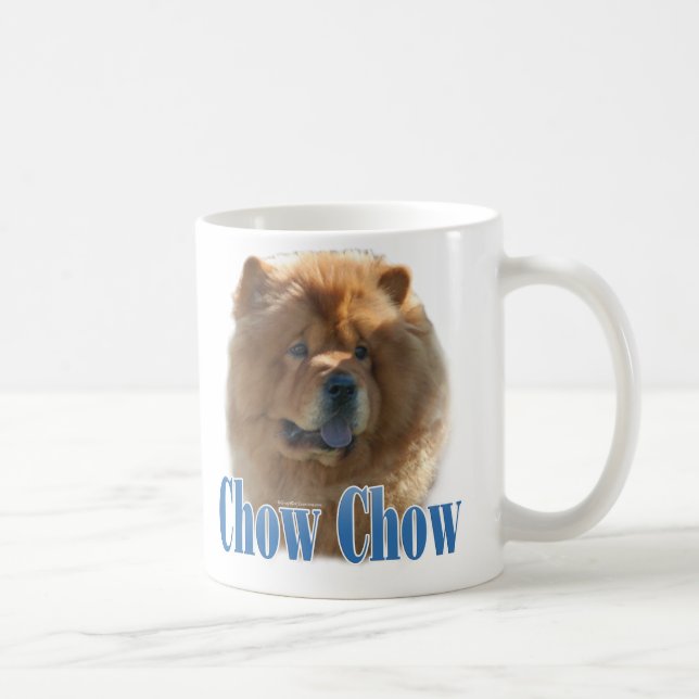Caneca De Café Chow Chow Name (Direita)