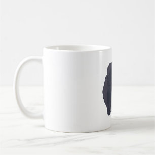 Caneca De Café Chow preto Delight � Boca-branca