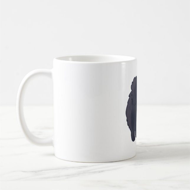 Caneca De Café Chow preto Delight � Boca-branca (Esquerda)