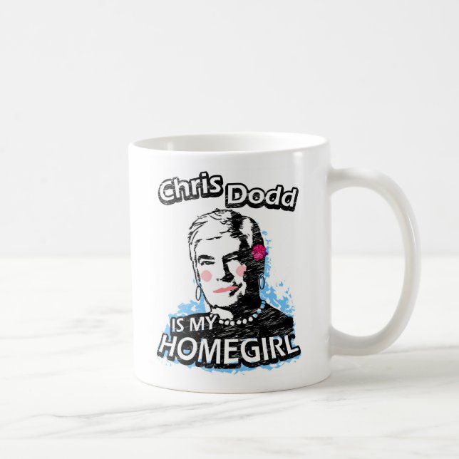 Caneca De Café Chris Dodd é meu homegirl (Direita)