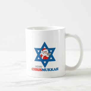 Caneca De Café Chrismukkah alegre -