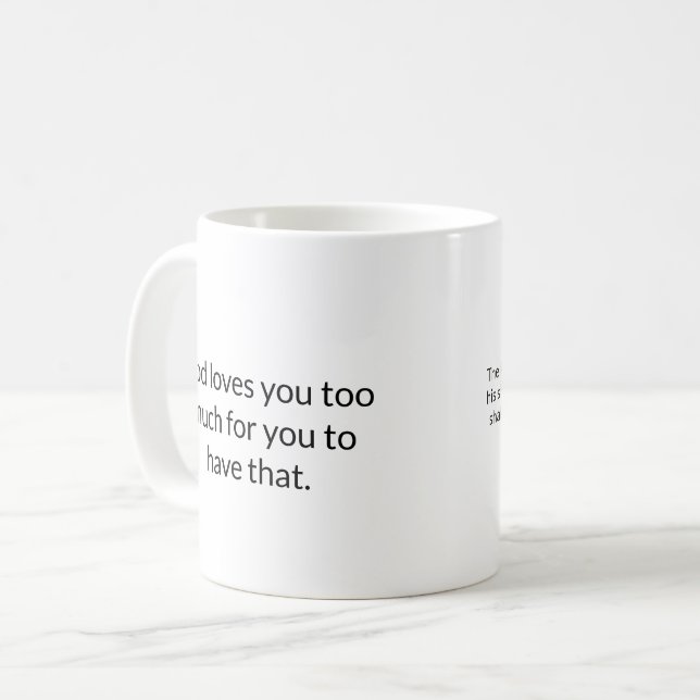Caneca De Café Christian Bíblia Mug (Frente Esquerda)