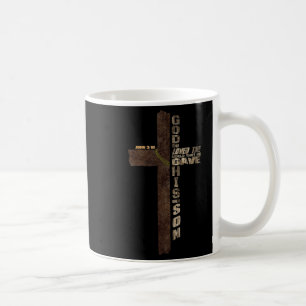 Caneca De Café Christian cita Bíblia Cruzada Verse John 3.16 Riti