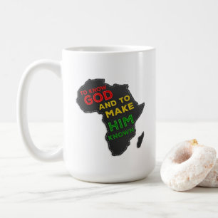 Caneca De Café Christian Classical Education Africa Map Faux Felt