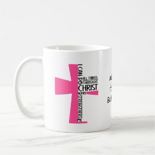 Caneca De Café Christian Coffee Mug, Mug Cristão Personalizado