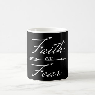 Caneca De Café Christian Faith sobre o Medo