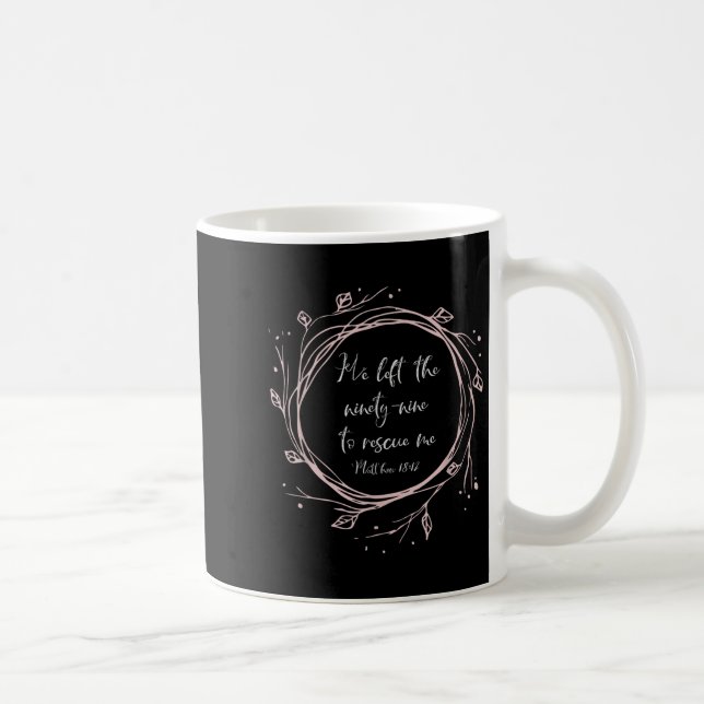 Caneca De Café Christian Gift - Ele Deixou 90 Para Salvá-La (Direita)