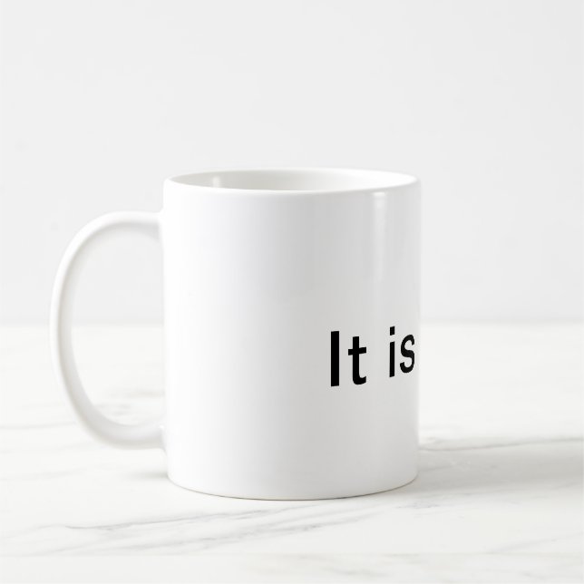 Caneca De Café Christian "It Is True" coffee tea mug (Esquerda)