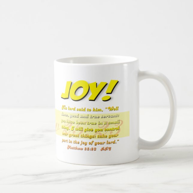 Caneca De Café Christian Joy (Direita)