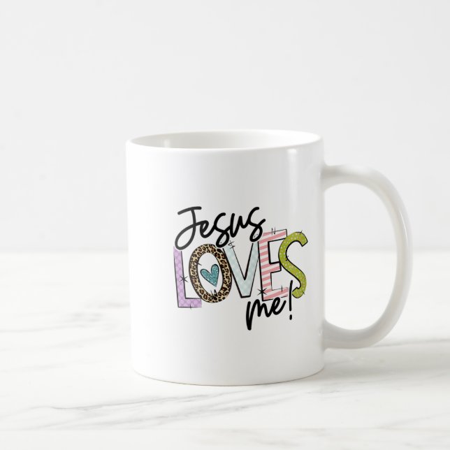 Caneca De Café Christian Love Quote Gift For New Believers Jesus  (Direita)