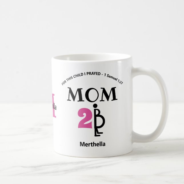 Caneca De Café Christian MOM PARA SER Monograma (Direita)
